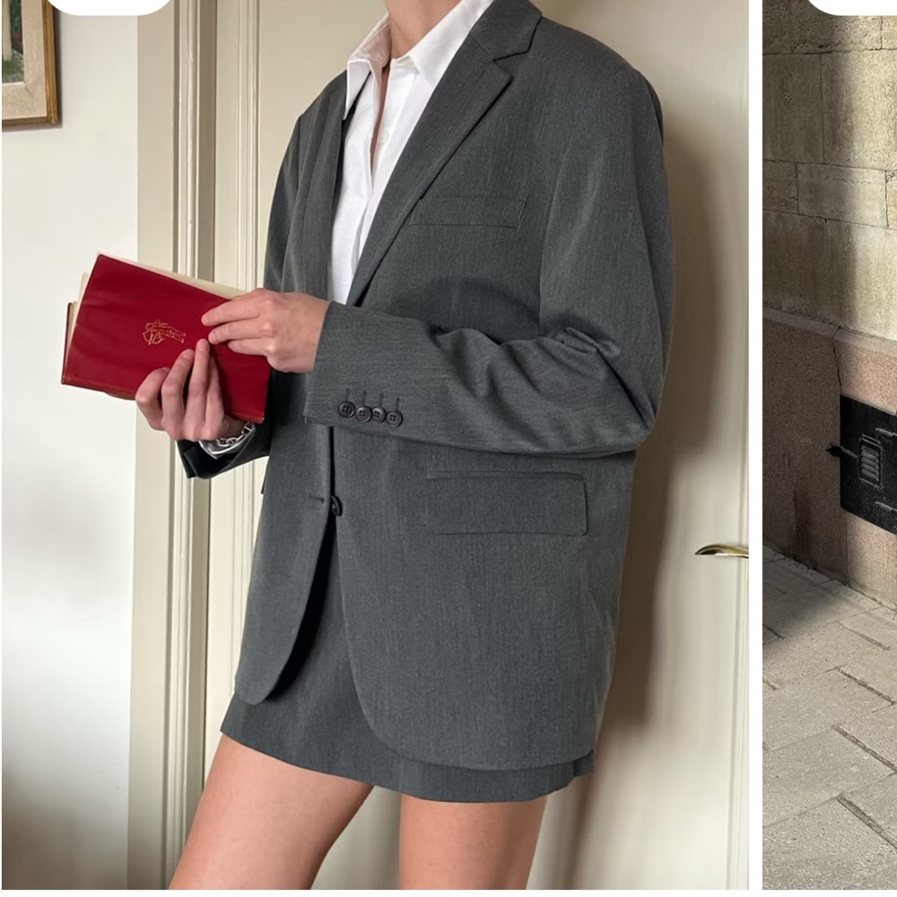 DJERF AVENUE GREY FOREVER BLAZER